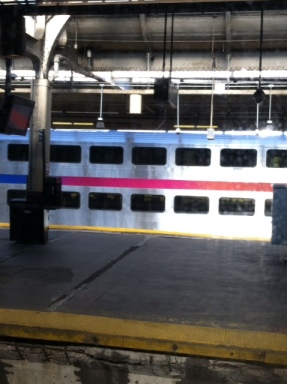 Double Decker NJ Transit Train (I opted for the top level)